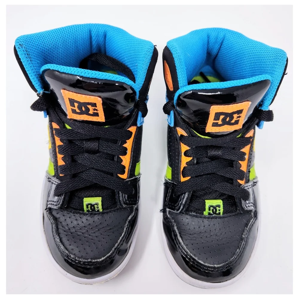 DC Youth's Rebound J skateboard sneakers Size 12 - Picture 4 of 8
